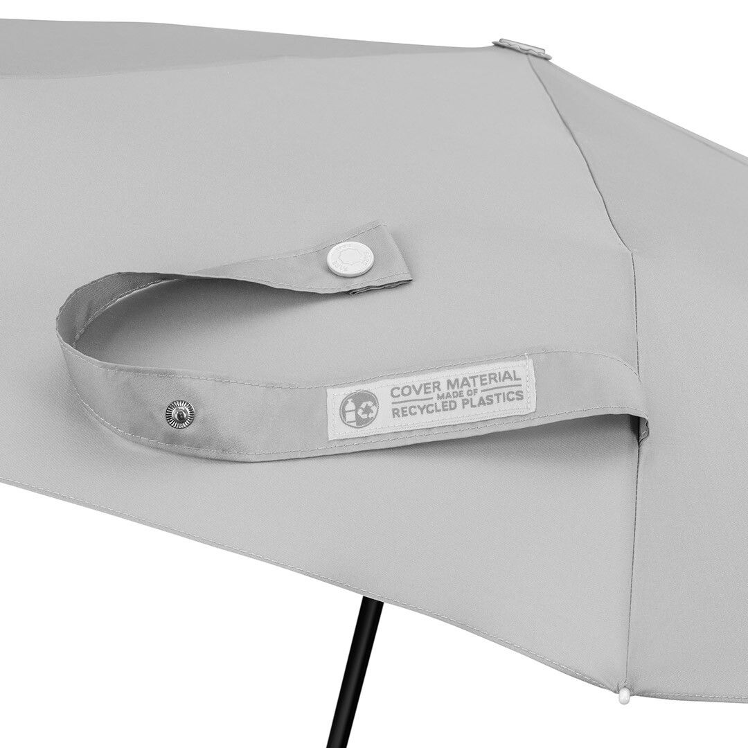 AOC-Taschenschirm FARE® Whiteline Ø98 cm - hellgrau-700