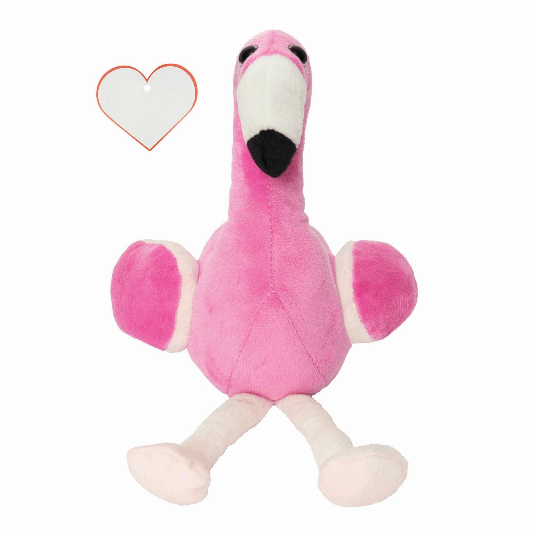 Plüsch-Flamingo LUISA - pink - schwarz - weiß-504