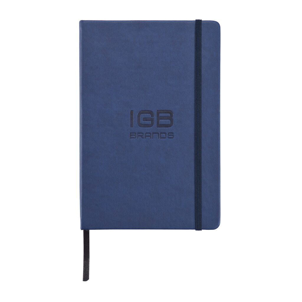 Deluxe Hardcover PU A5 Notizbuch - navy blau-538