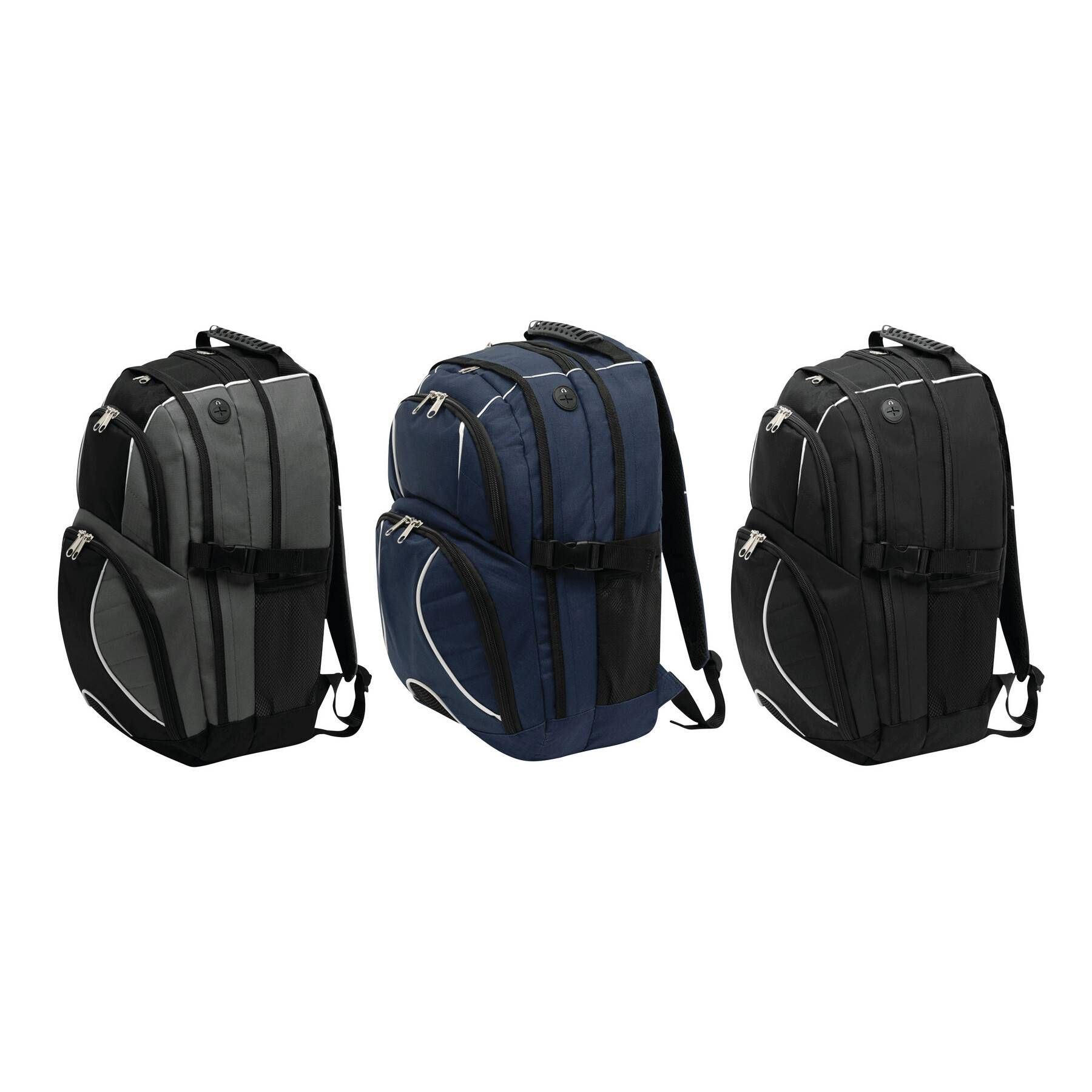 Rucksack HYPE - blau - schwarz-882