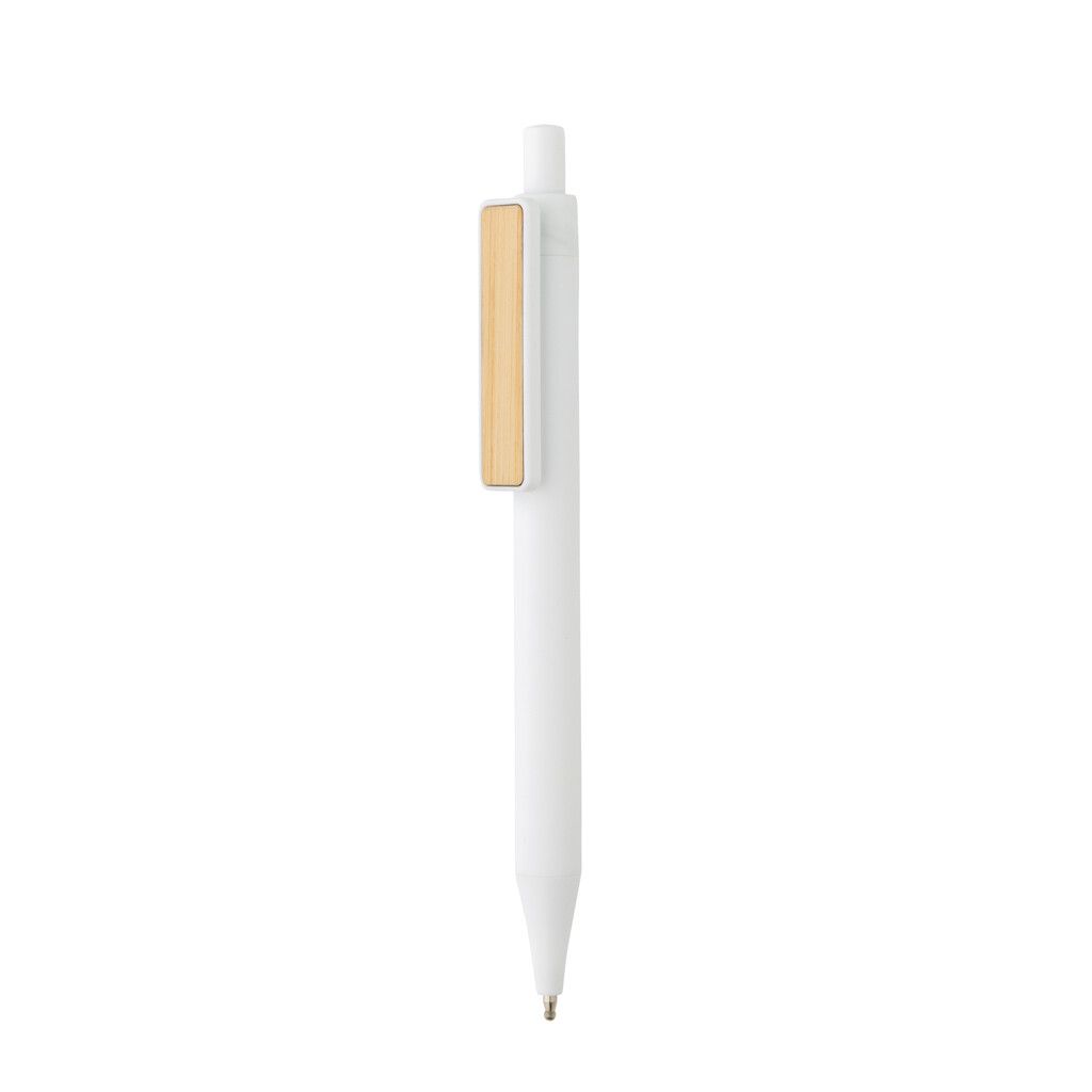 GRS rABS Stift mit Bambus-Clip - weiß-679