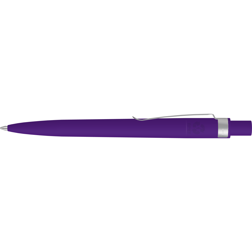Recycled Pet Pen Core Gum Druckkugelschreiber - dunkelviolett-407