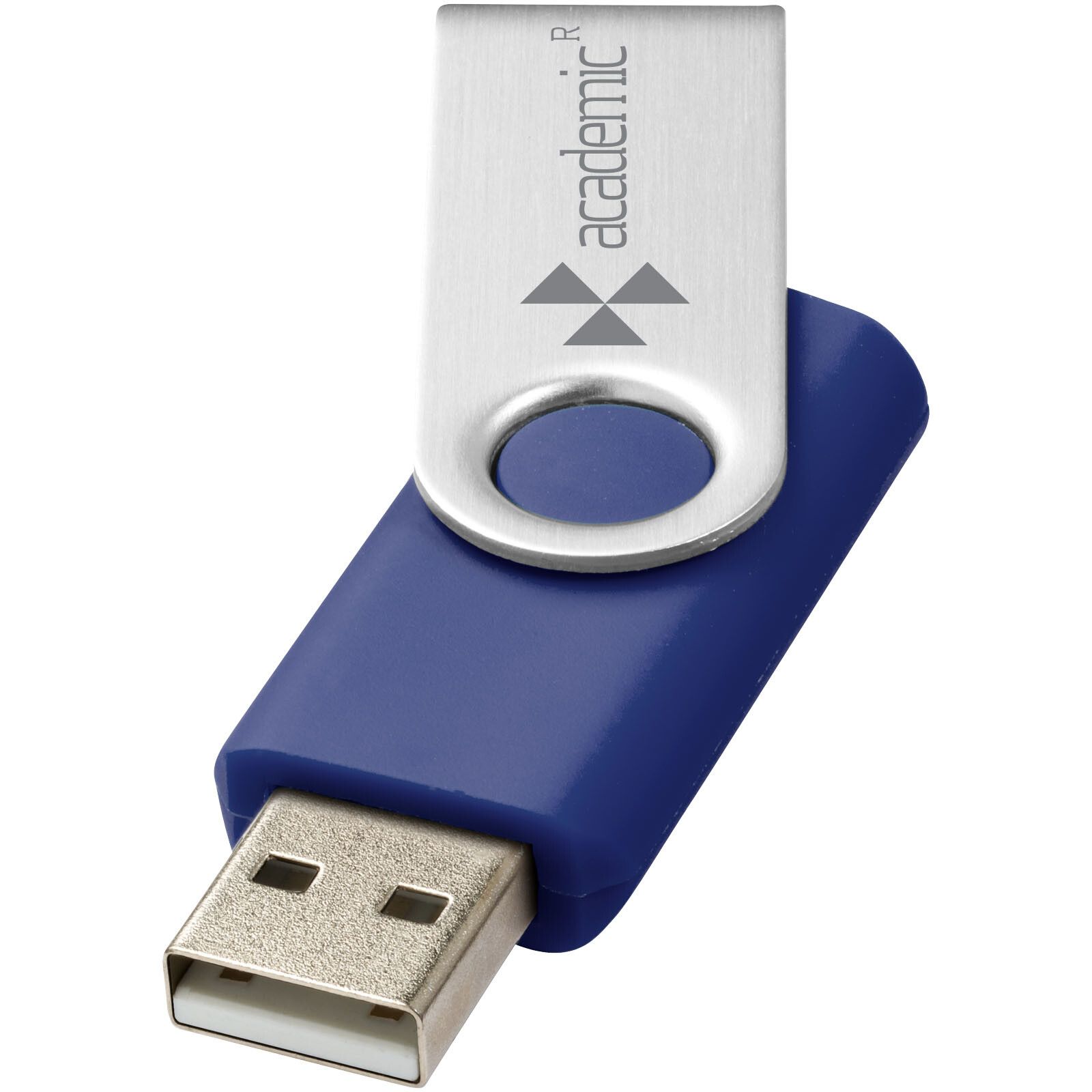 Rotate-Basic 2 GB USB-Stick - blau -  silber-762