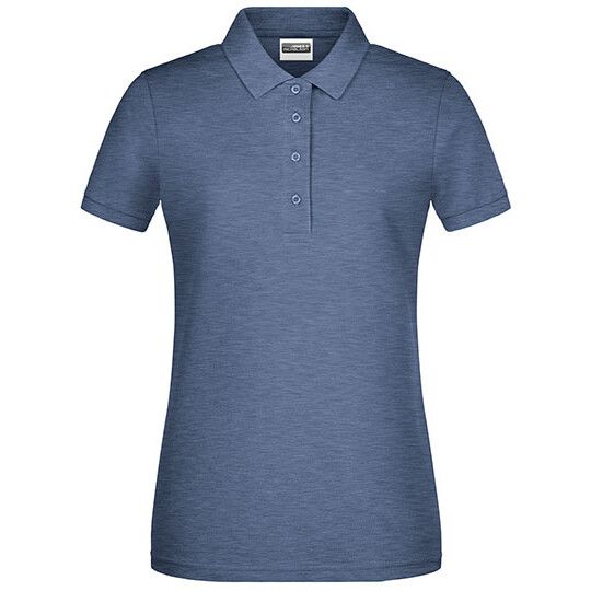 Ladies´ Basic Polo - light denim melange-460