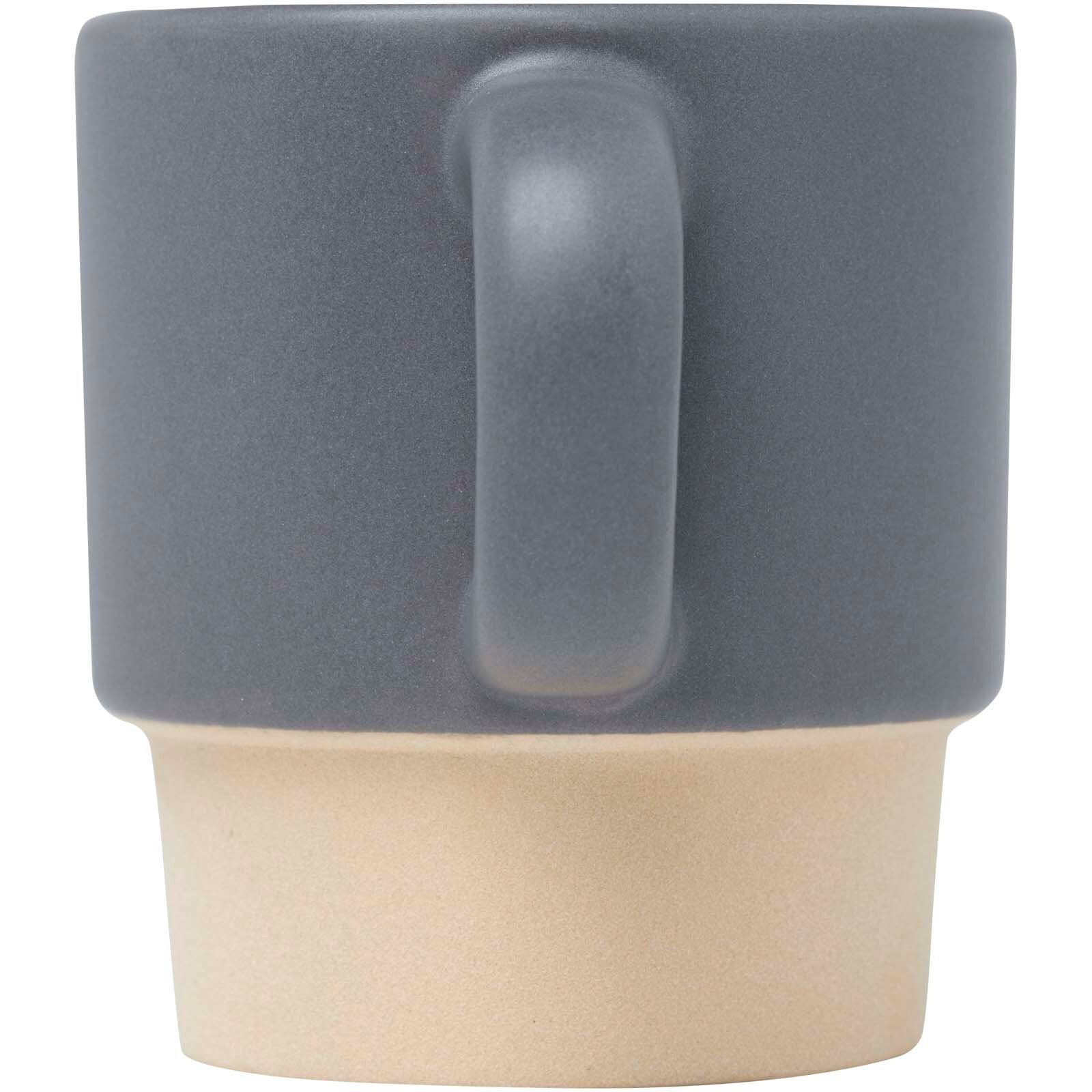 Olympia 130 ml stapelbarer Expresso Becher mit Tonboden - grau-996