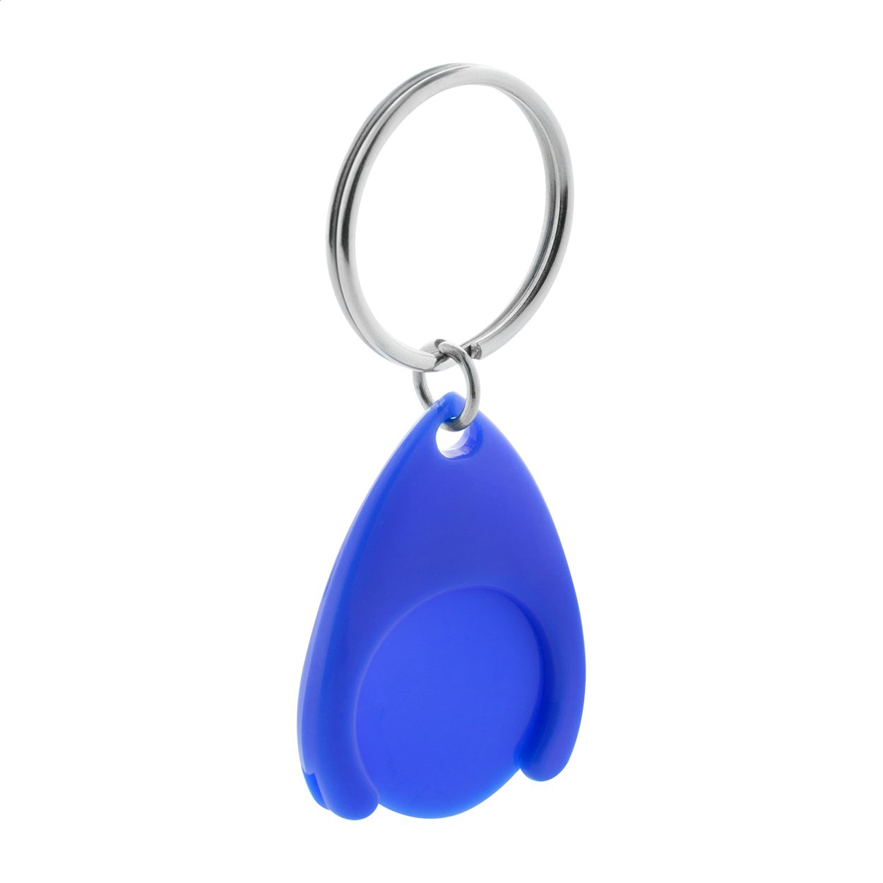 Nelly Schlüsselanhänger mit Einkaufswagen-Chip - blau-633