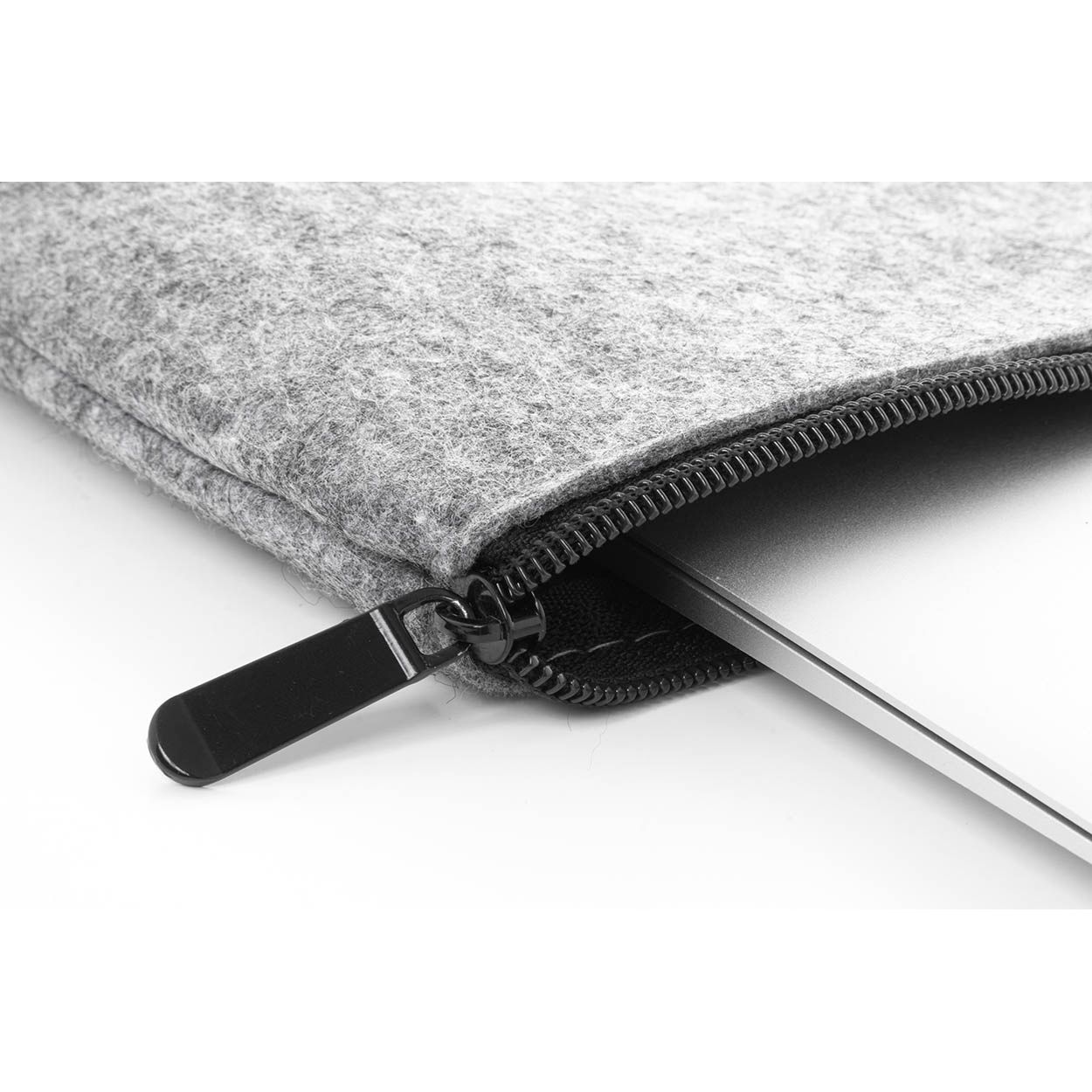 Refelt Comp RPET-Filz-Laptoptasche - grau-764