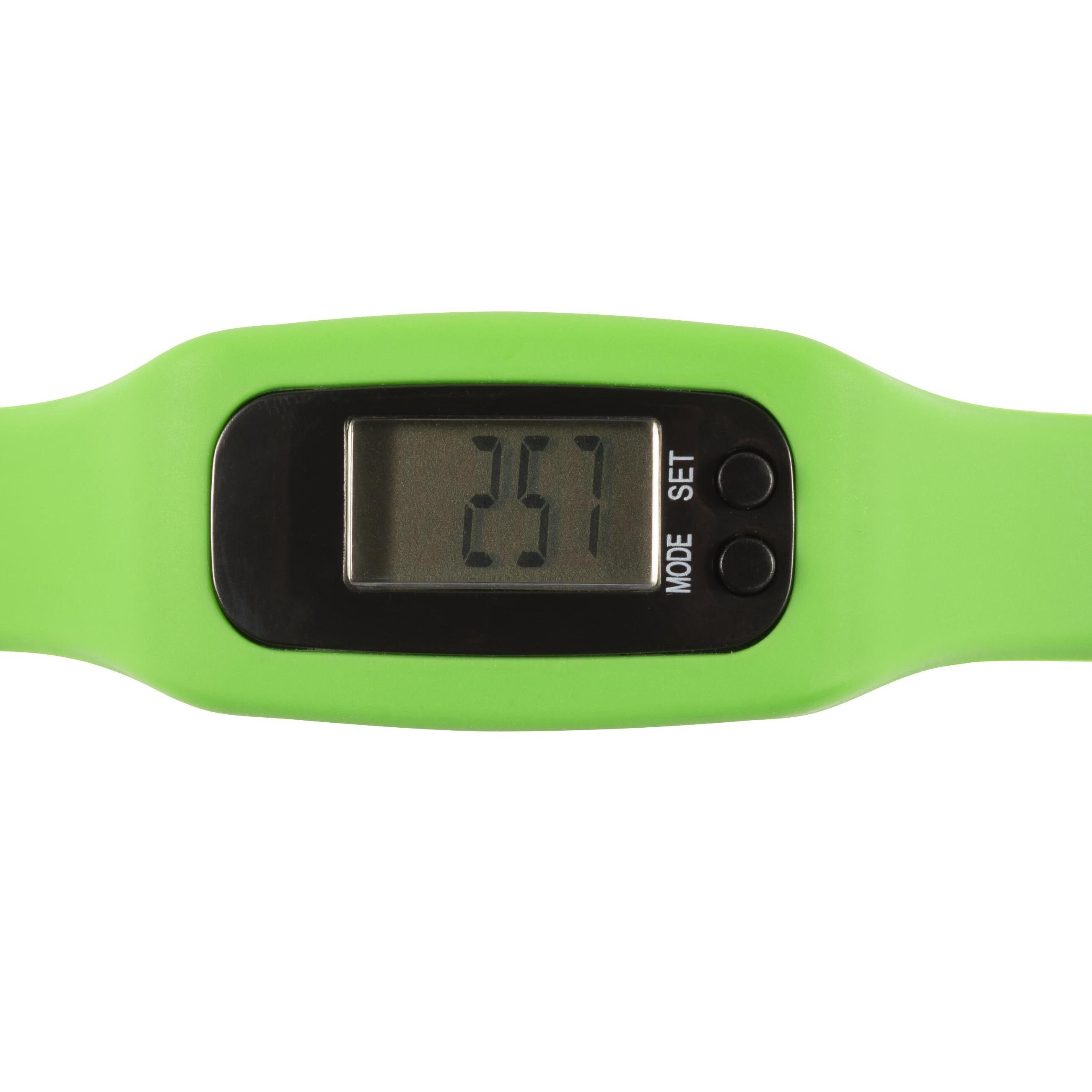 Schrittzähler mit Silikon Armband Tahir - schwarz-612