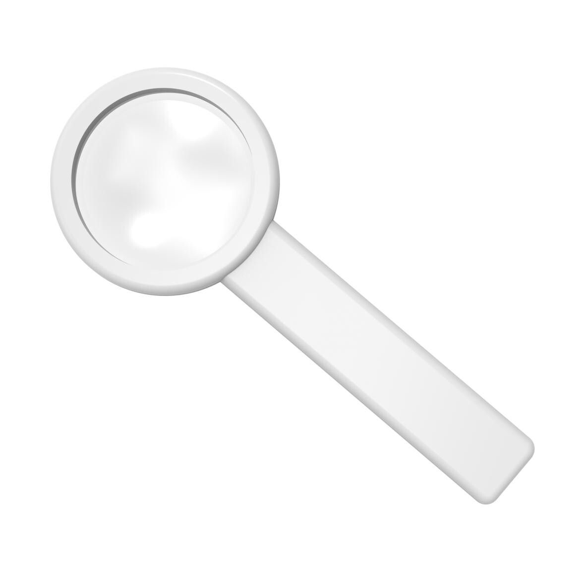 Stiellupe Handle 5 x - weiß-408
