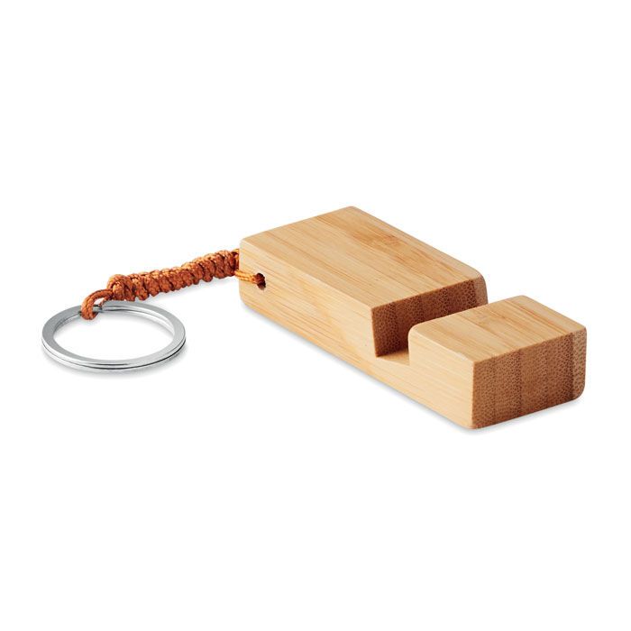 Schlüsselring mit Halter TRINEU - holz-834