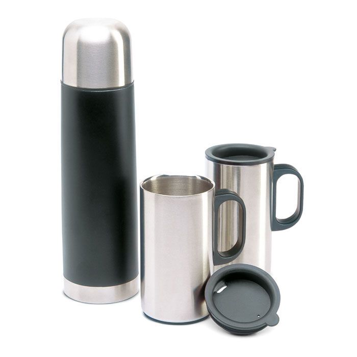 Vakuum Isolierkanne 500 ml ISOSET - schwarz-633