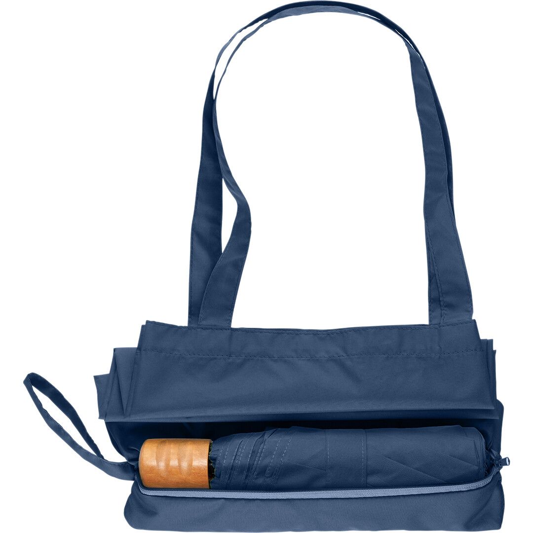 Taschenschirm ÖkoBrella Shopping mit waterSAVE® Bezug Ø98 cm - marine-36