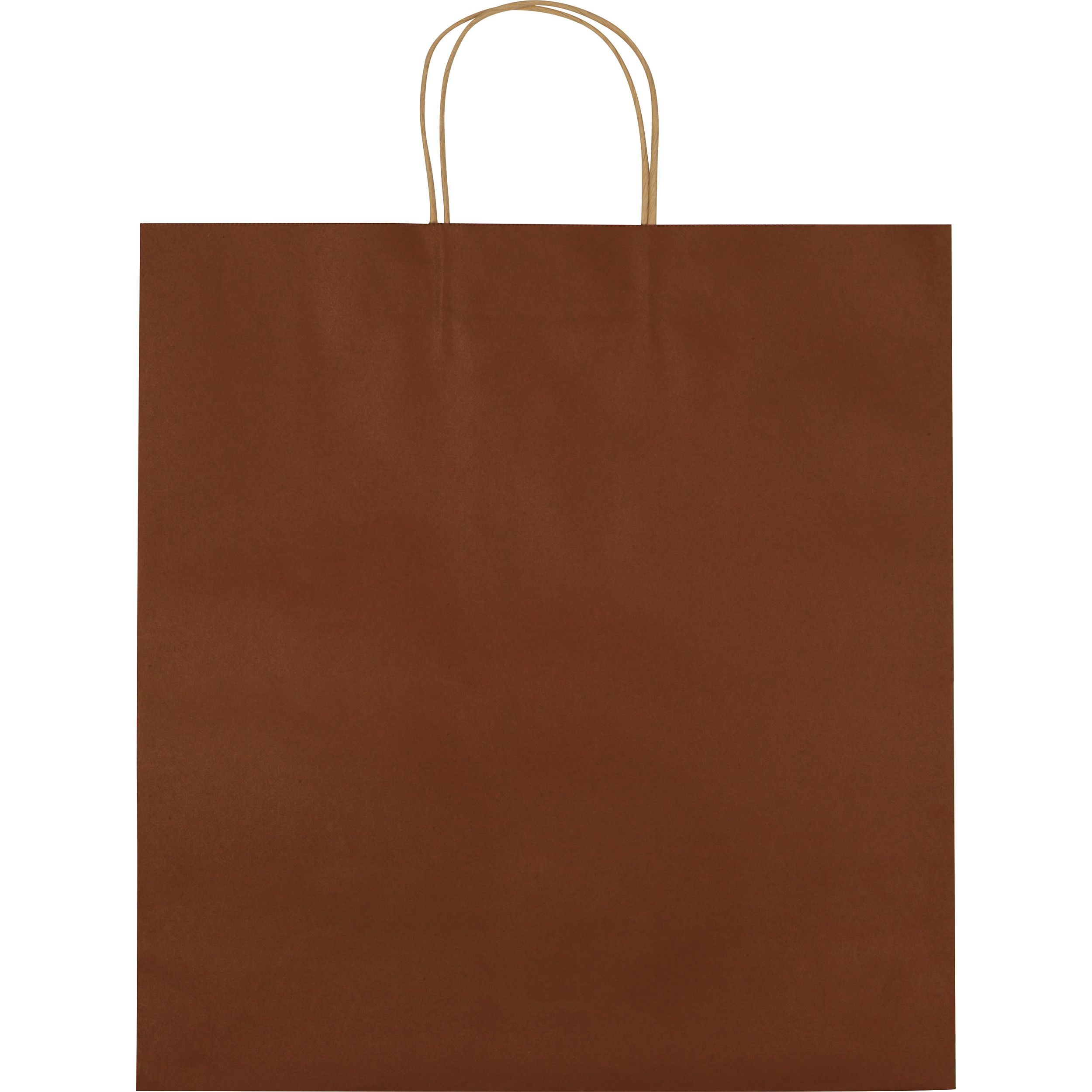 Recycelte Papiertasche groß - braun-843