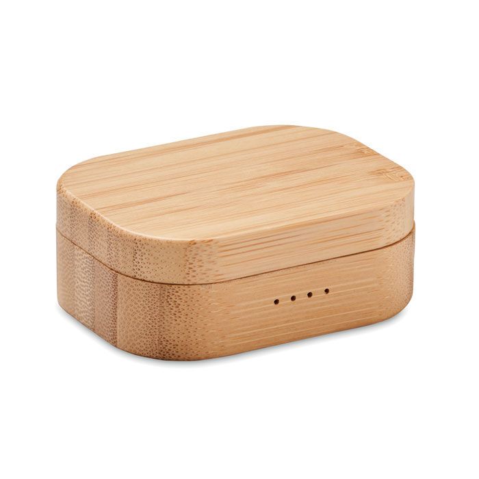 TWS 5.0 wireless Ohrhörer-Set JAZZ BAMBOO - holz-84