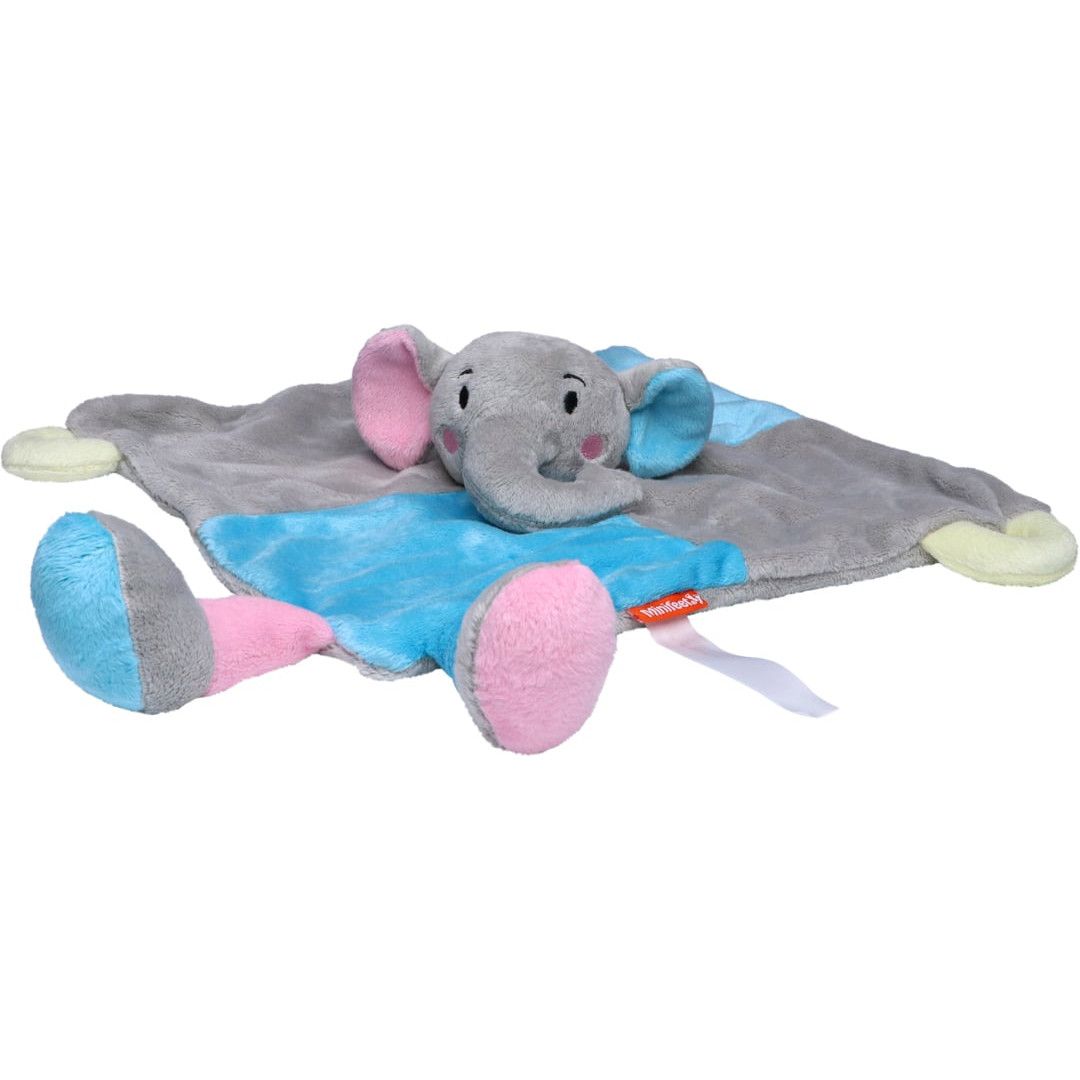 MiniFeet® Schmusetuch Elefant - bunt-463