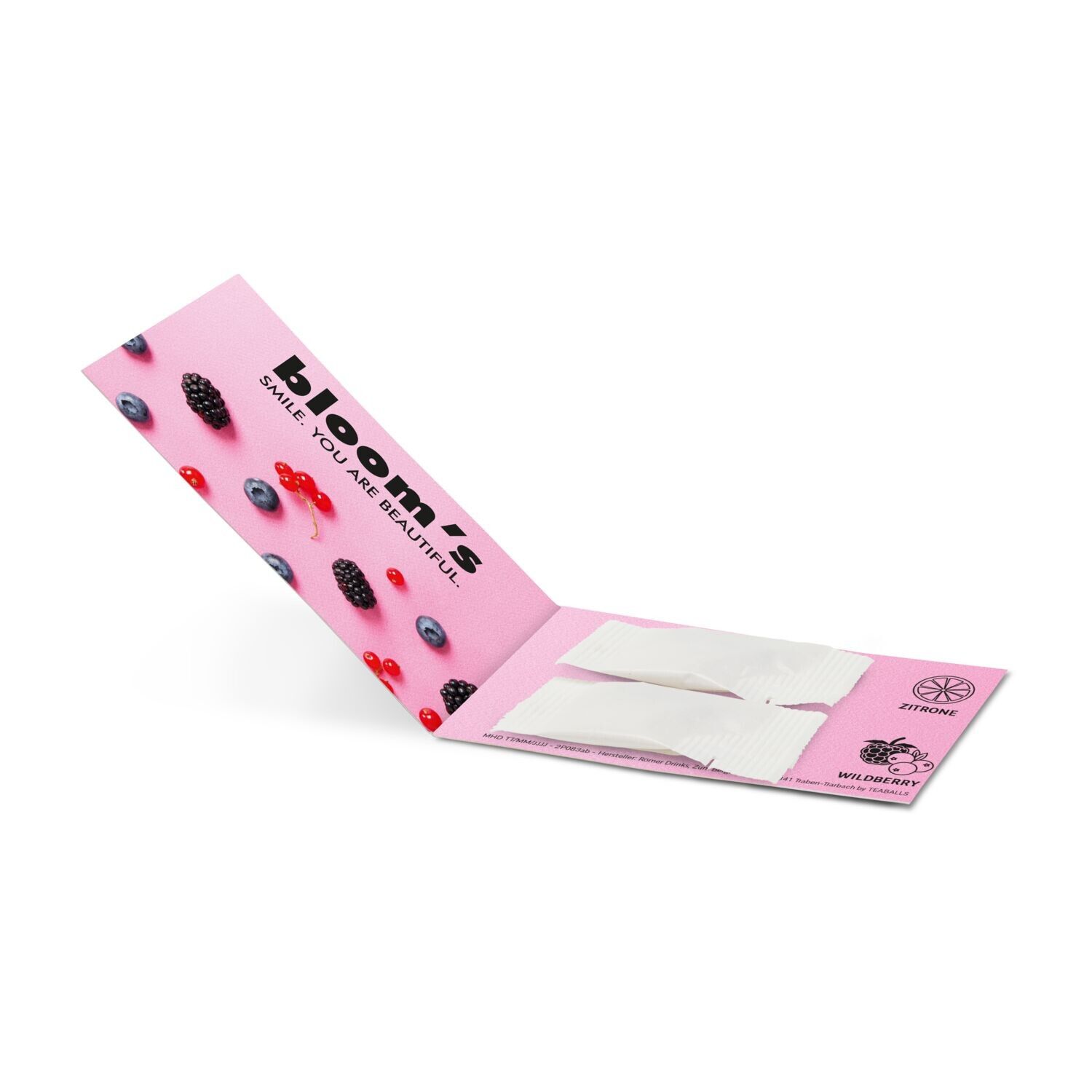 Promo Drops by TEABALLS - 2 Sachets (je 6-8 Wildberry und Zitrone Drops für ein Erfrischungsgetränk mit bis zu 1 L)-338