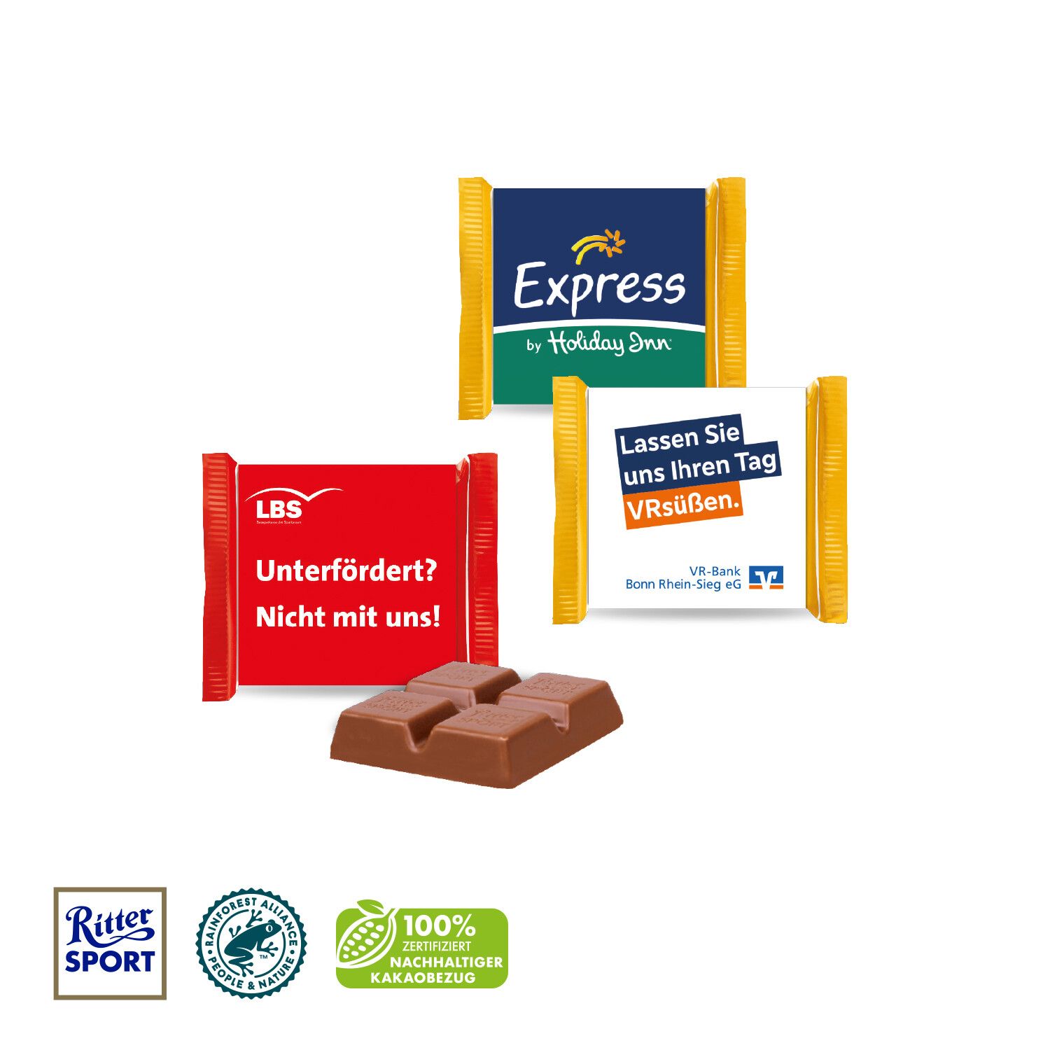 Ritter Sport „Mini“ mit Werbebanderole-690