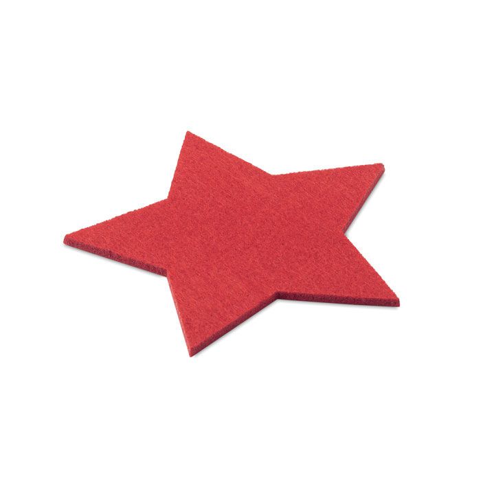 Untersetzer RPET-Filz STARGUARD - rot-240