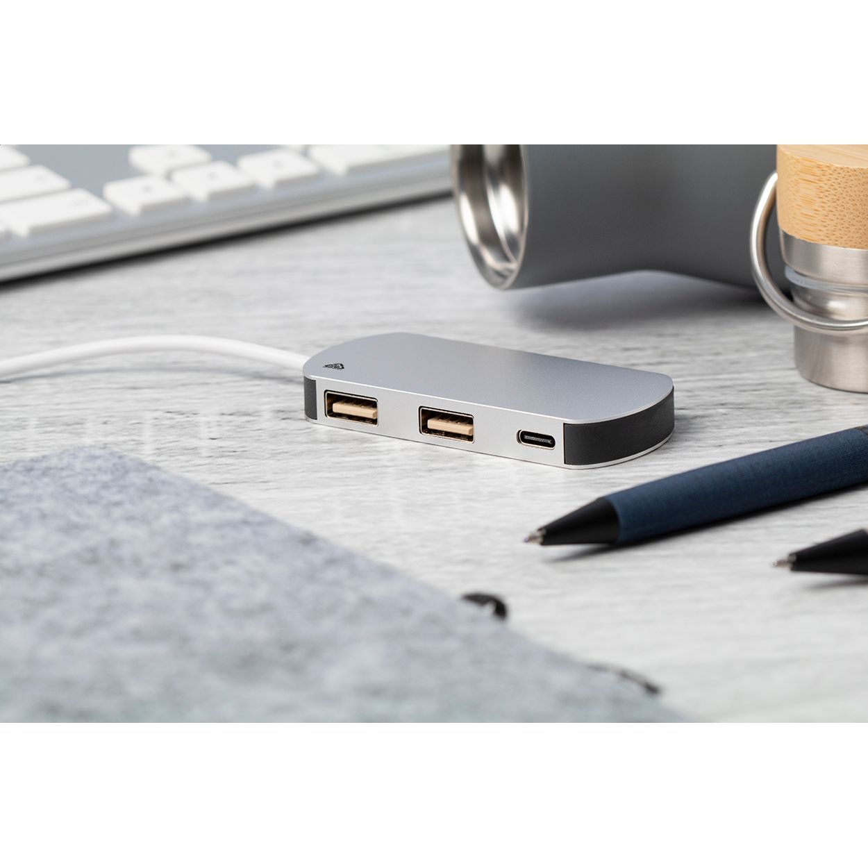 Raluhub USB Hub - silber-890