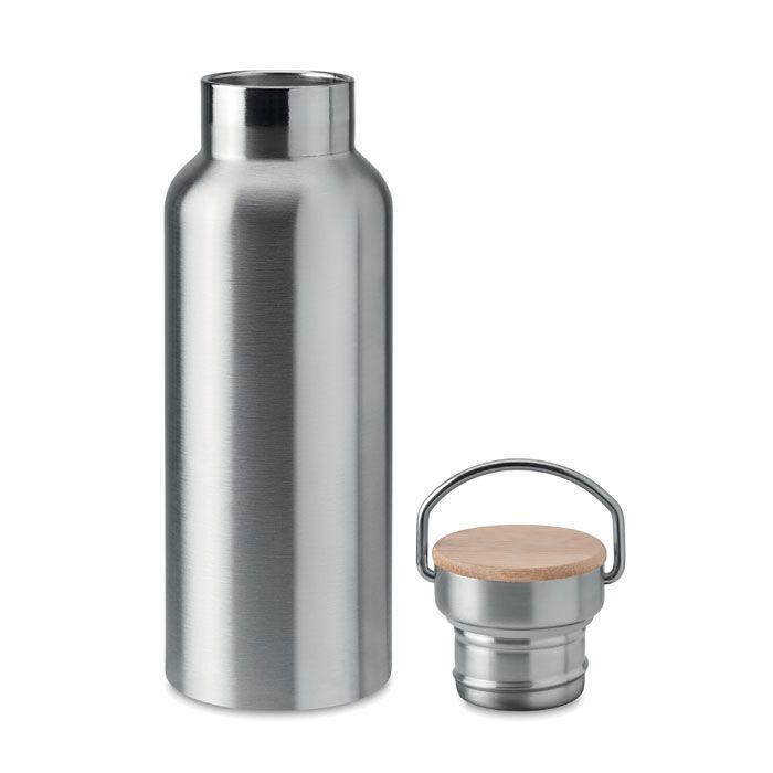 Isolierflasche 500ml HELSINKI - mattsilber-465