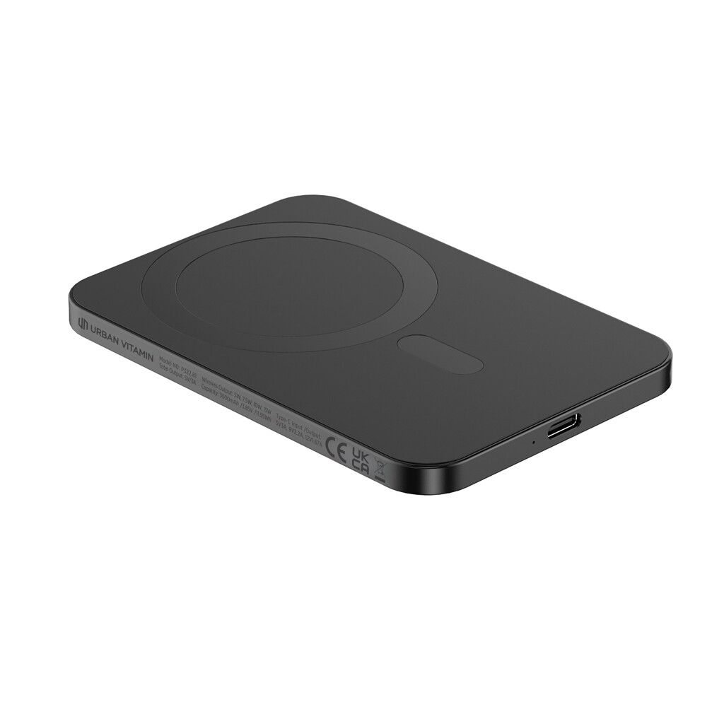 Urban Vitamin Burbank 3000mAh Powerbank aus RCS Plastik/Alu - schwarz-209