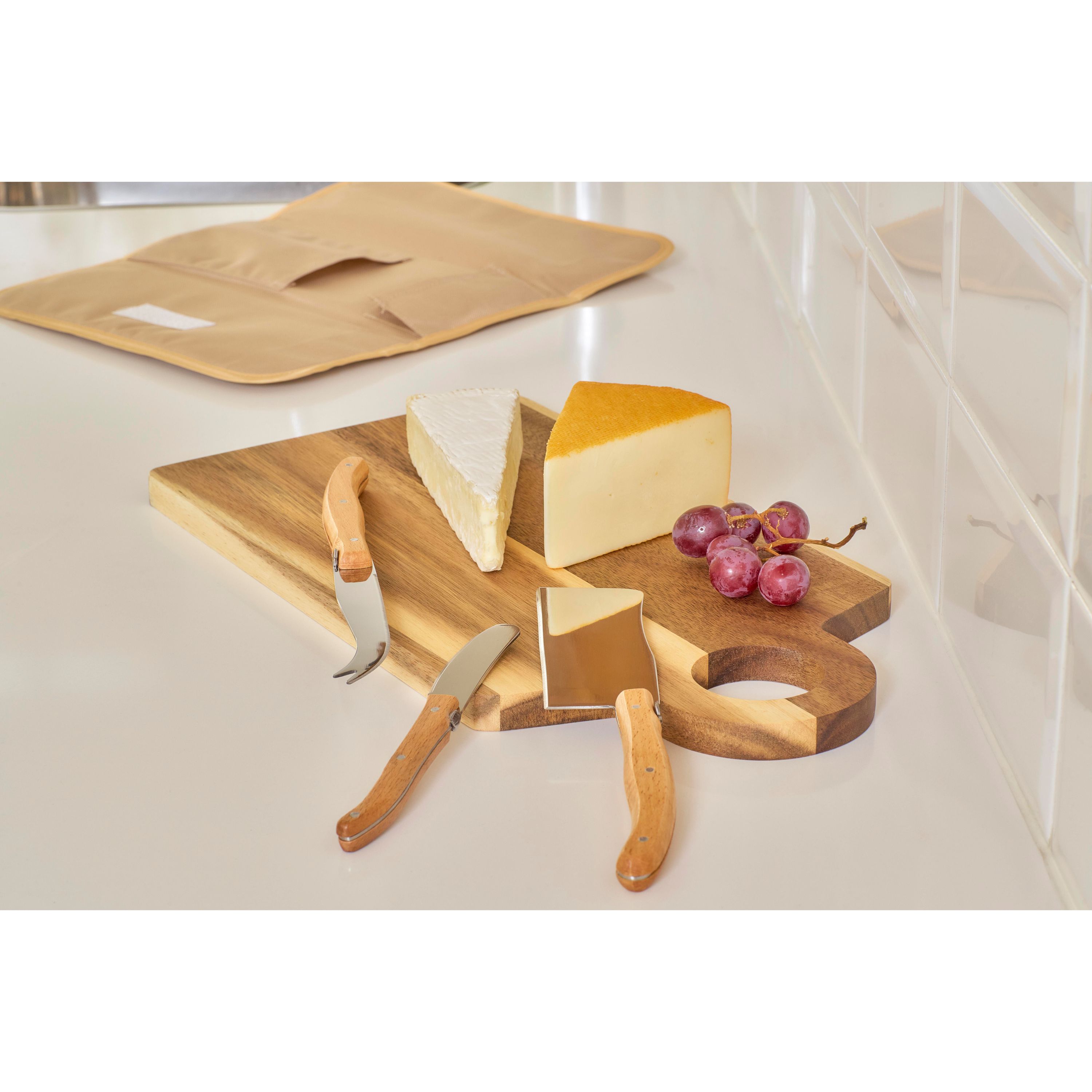 rPET-Schneidebrettchen-Set  - braun-881