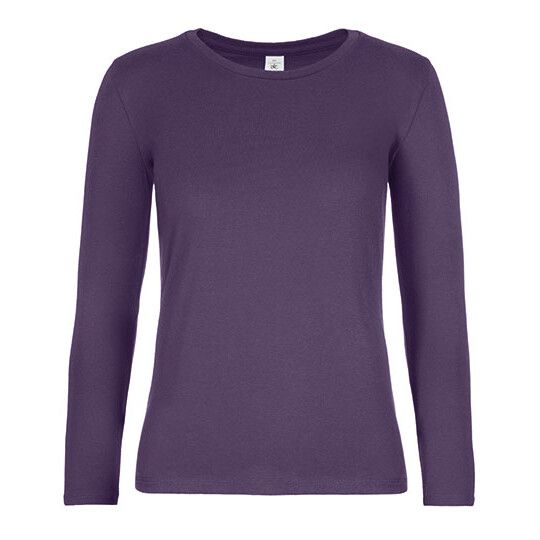 Women´s T-Shirt #E190 Long Sleeve für Damen - urban purple - XL-172