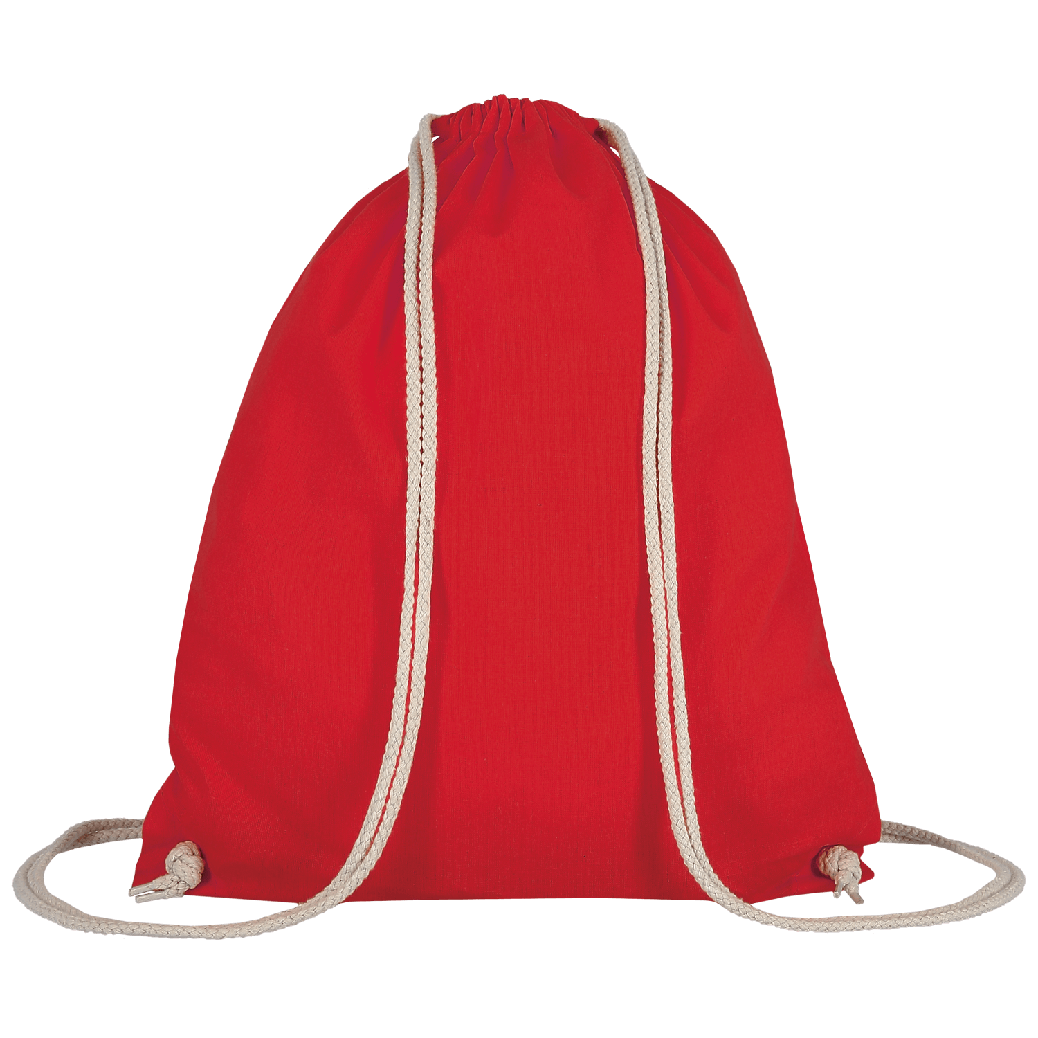 Turnbeutel aus Baumwolle - rot-951
