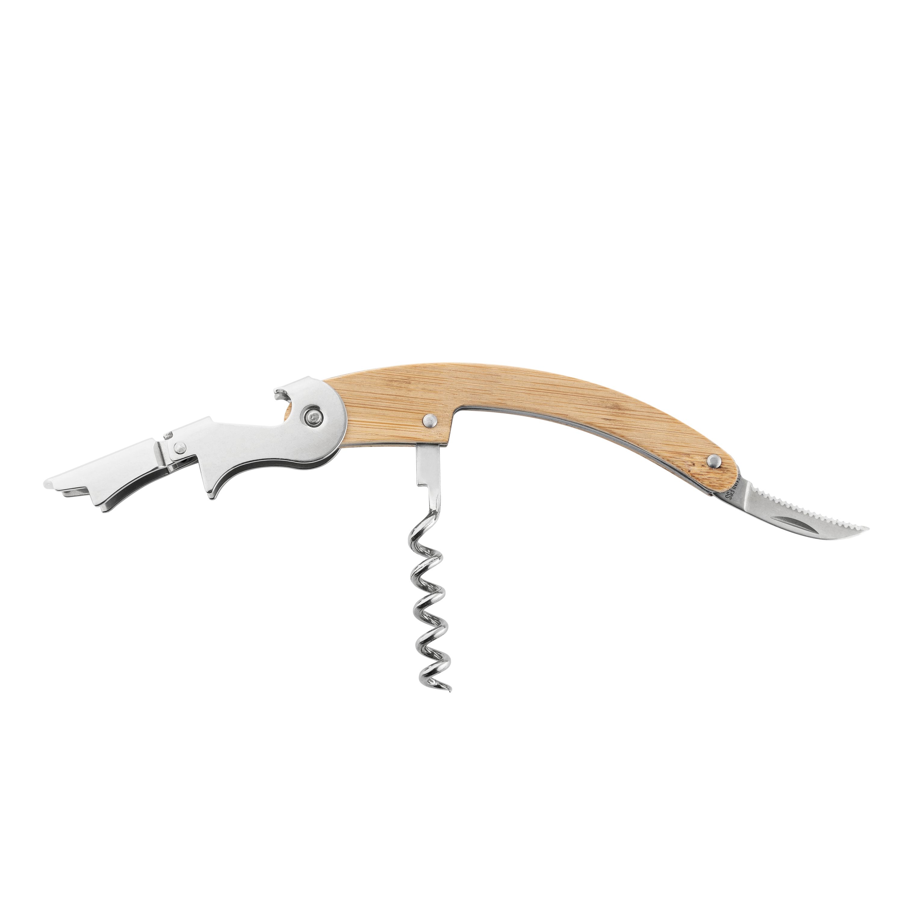 Metmaxx® Kellnermesser "Wine4you" - braun-372