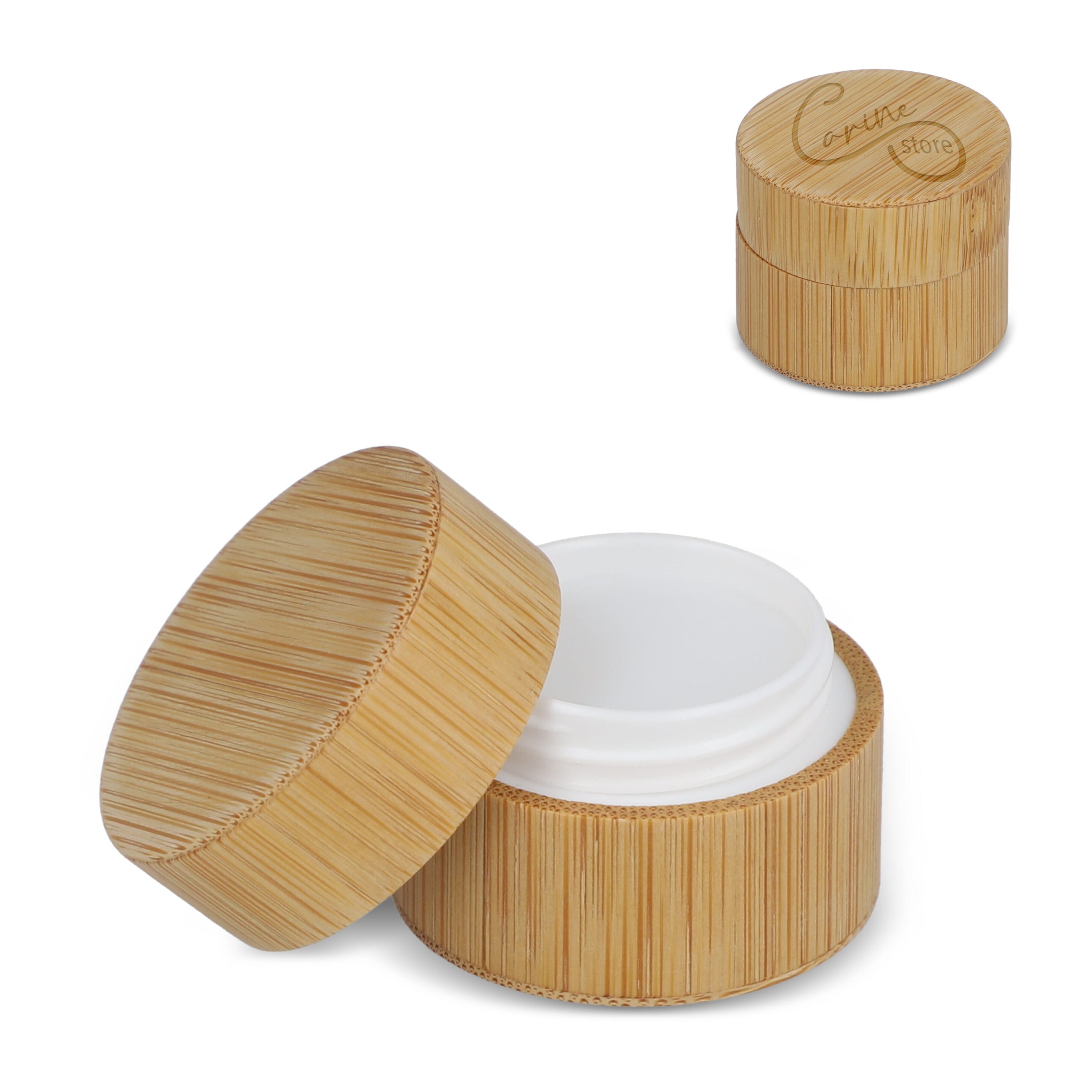 Lipbalm rund Bambus - natur-603