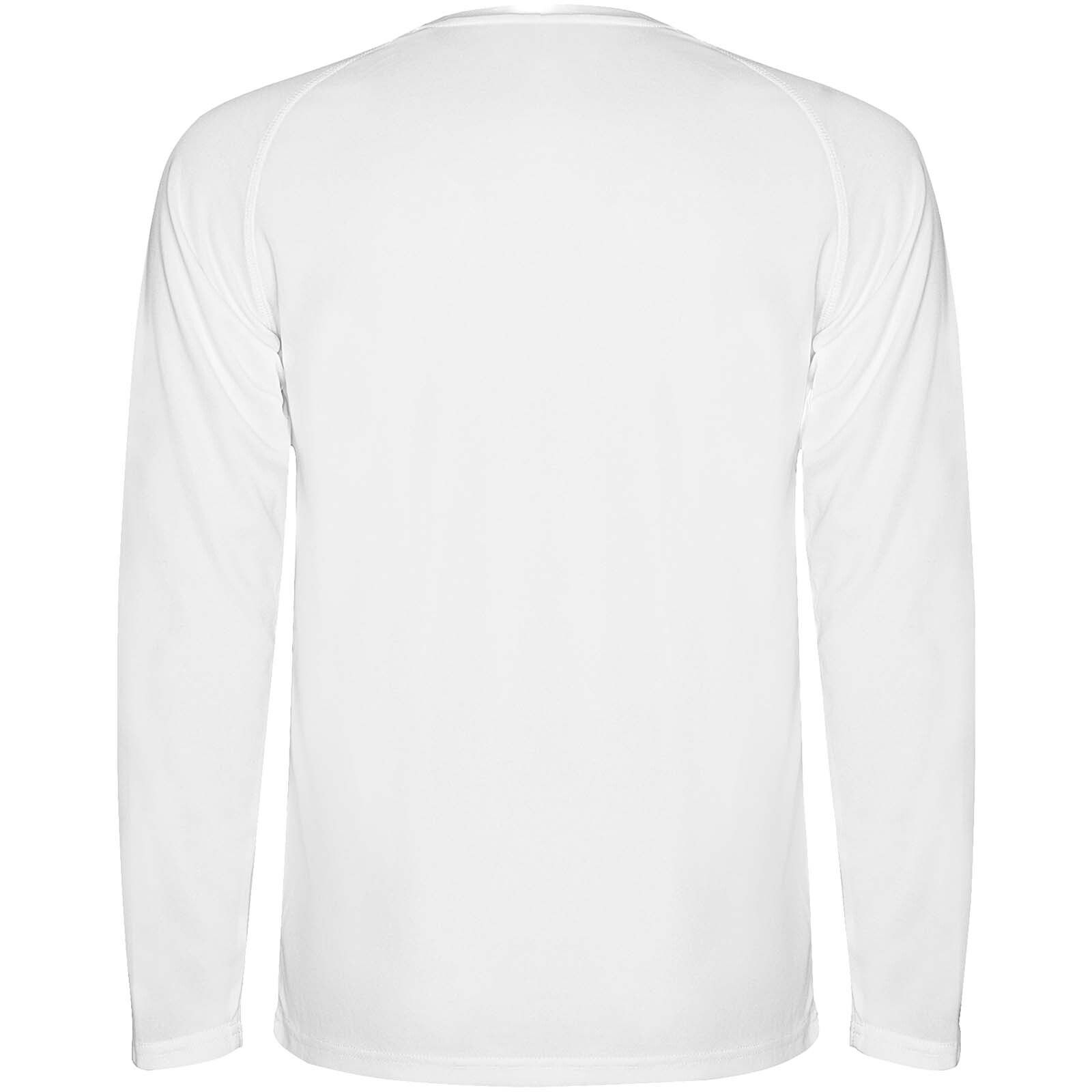Montecarlo Langarm Sport-Shirt für Männer - weiss - S-955