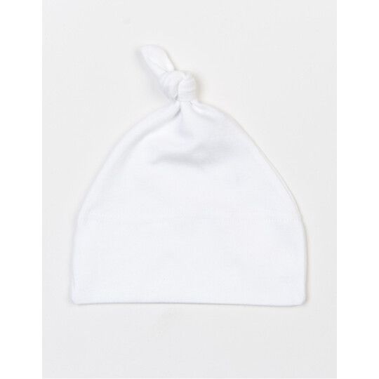 Baby One Knot Hat - white-314