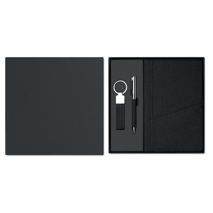 Geschenkset-Set 3-teilig SCRIBI 4 - schwarz-650