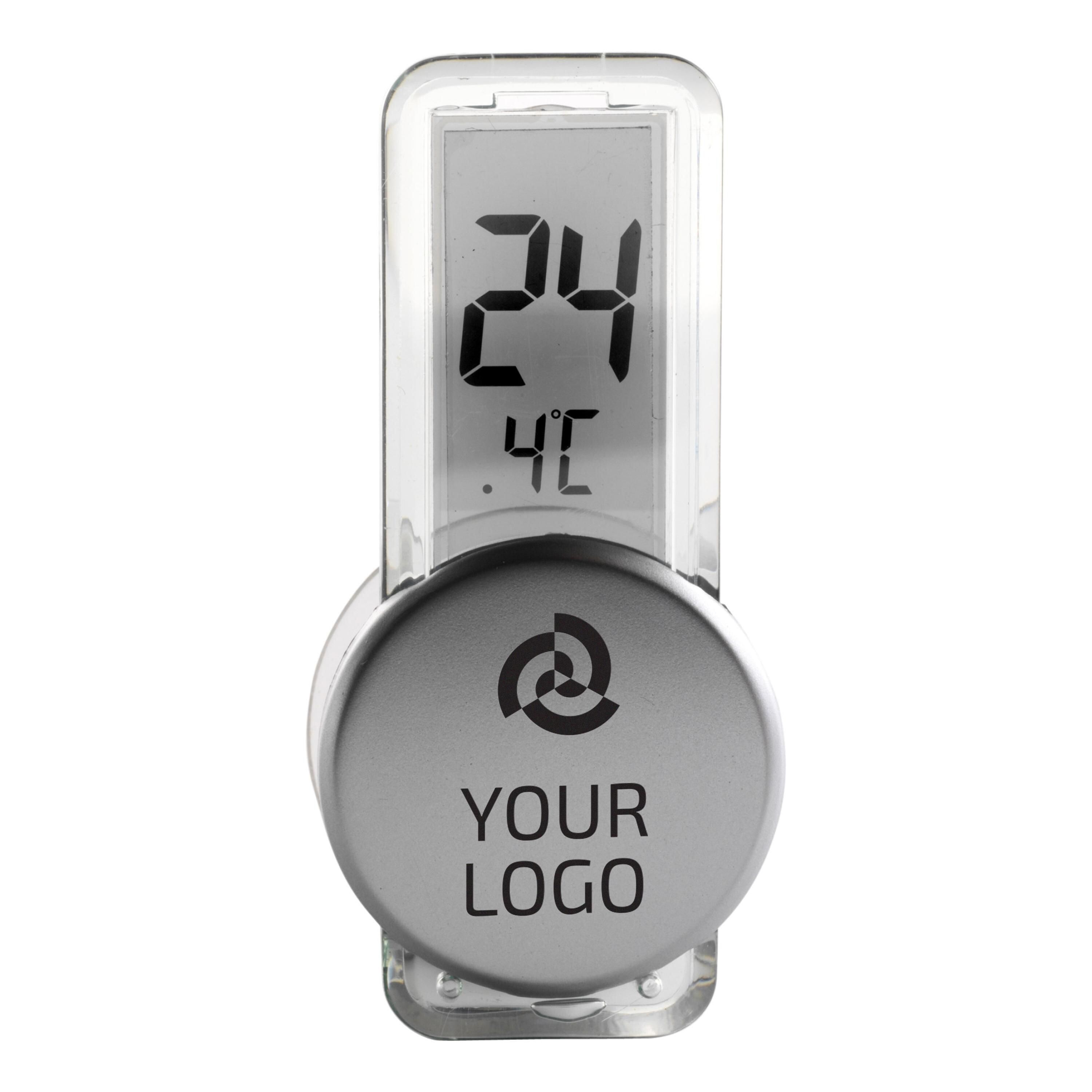Thermometer aus Kunststoff Roxanne - silber-747