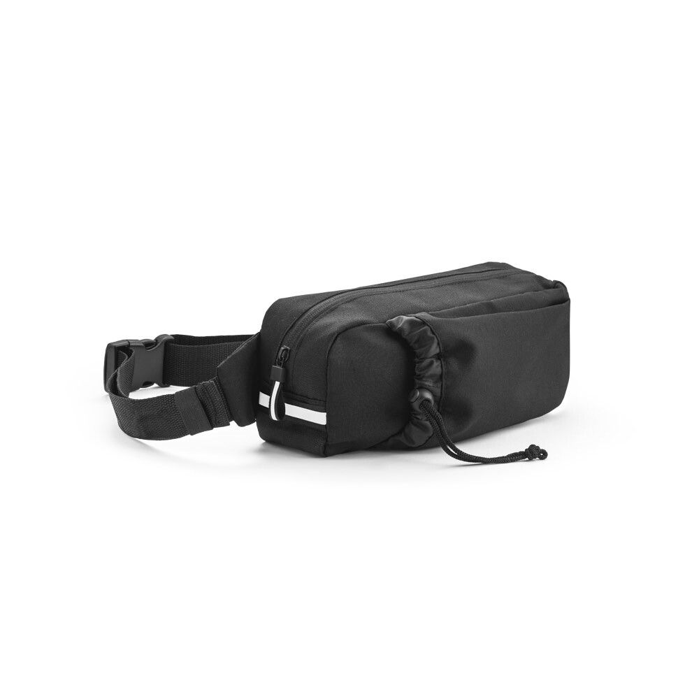 DELFOS POUCH Gürteltasche 300D/600D recyceltem Polyester mit Reflektor - schwarz-949