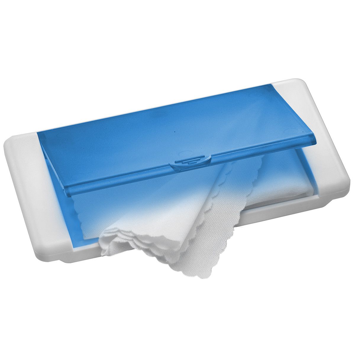 weiß - blau - transparent