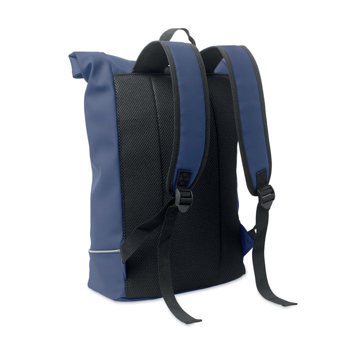 15" Rolltop-Laptop-Rucksack LAPTOSA - blau-825