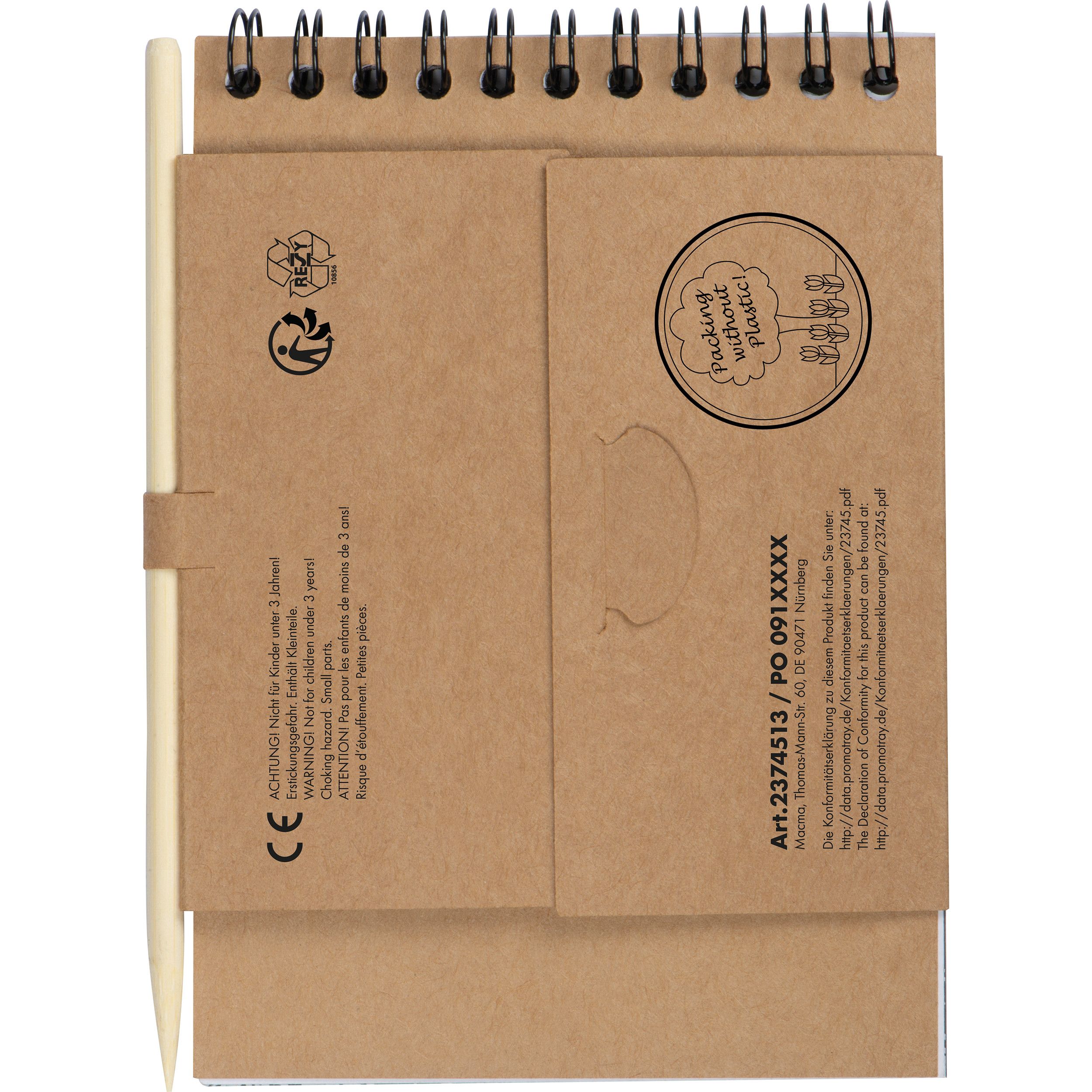 Malblock mit Kratzpapier Innsbruck - beige-852