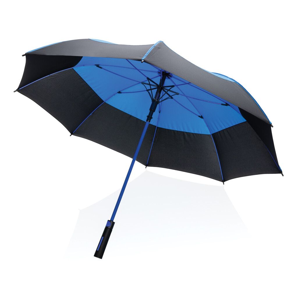 27" Impact AWARE™ RPET 190T Auto-Open Stormproof-Schirm - blau-331