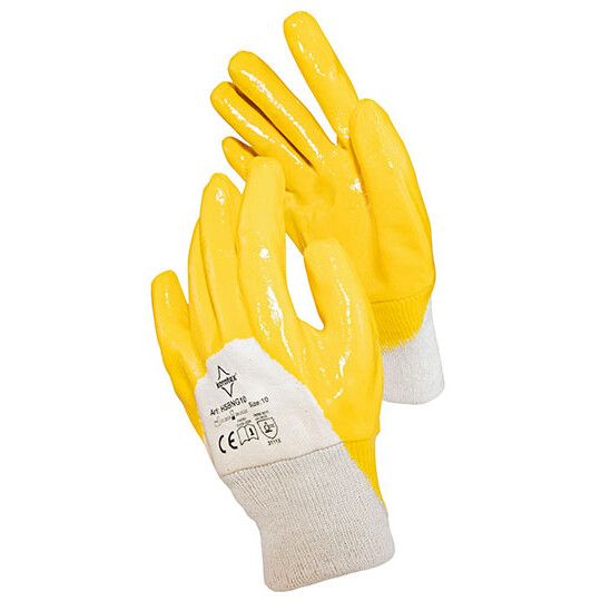Nitrile Coated Cotton Gloves Istanbul - yellow-594