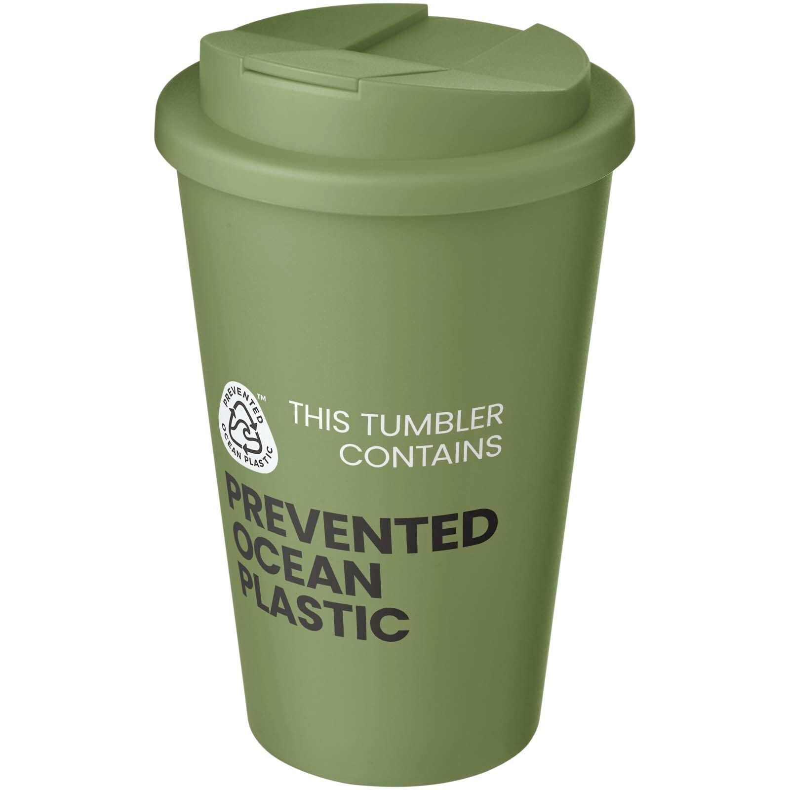 Americano POP 350 ml isolierter Trinkbecher mit auslaufsicherem Deckel - heather grün-814