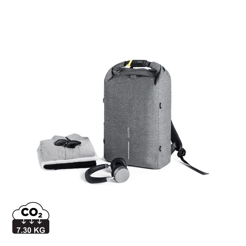 Urban schnitthemmender Anti-Diebstahl-Rucksack - grau-300