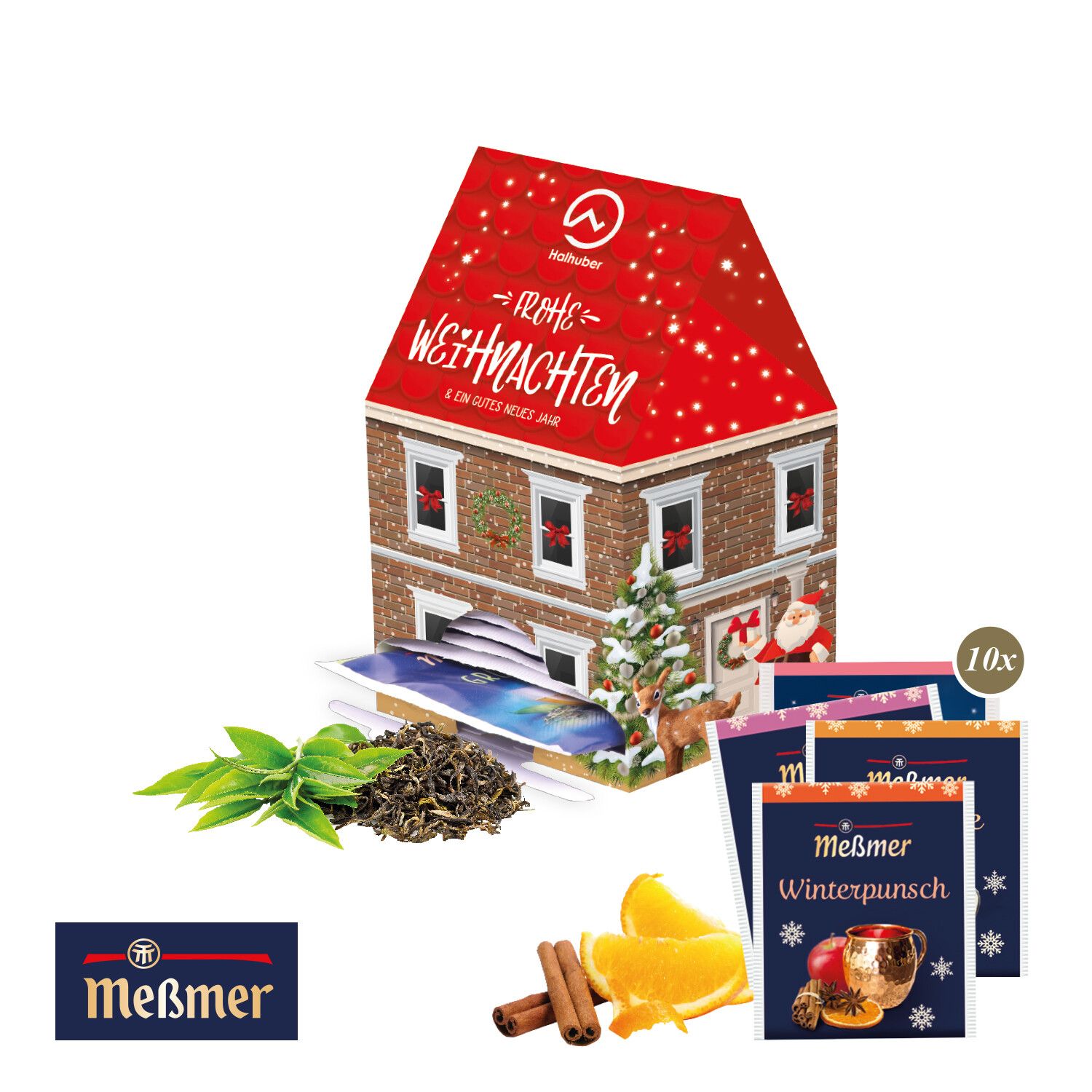 Tee-Haus "Mini" mit Meßmer Tee-413