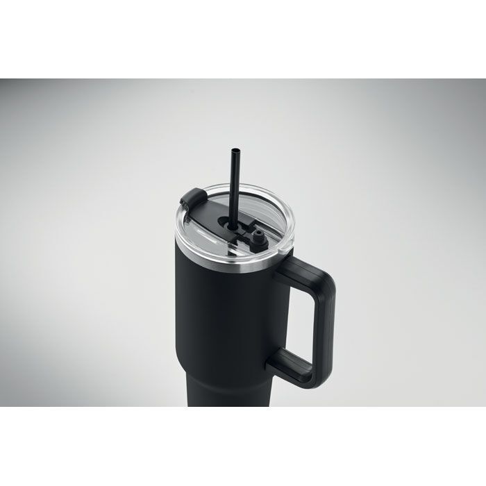 Doppelwandiger Trinkbecher 1200 ml SUMA - schwarz-932
