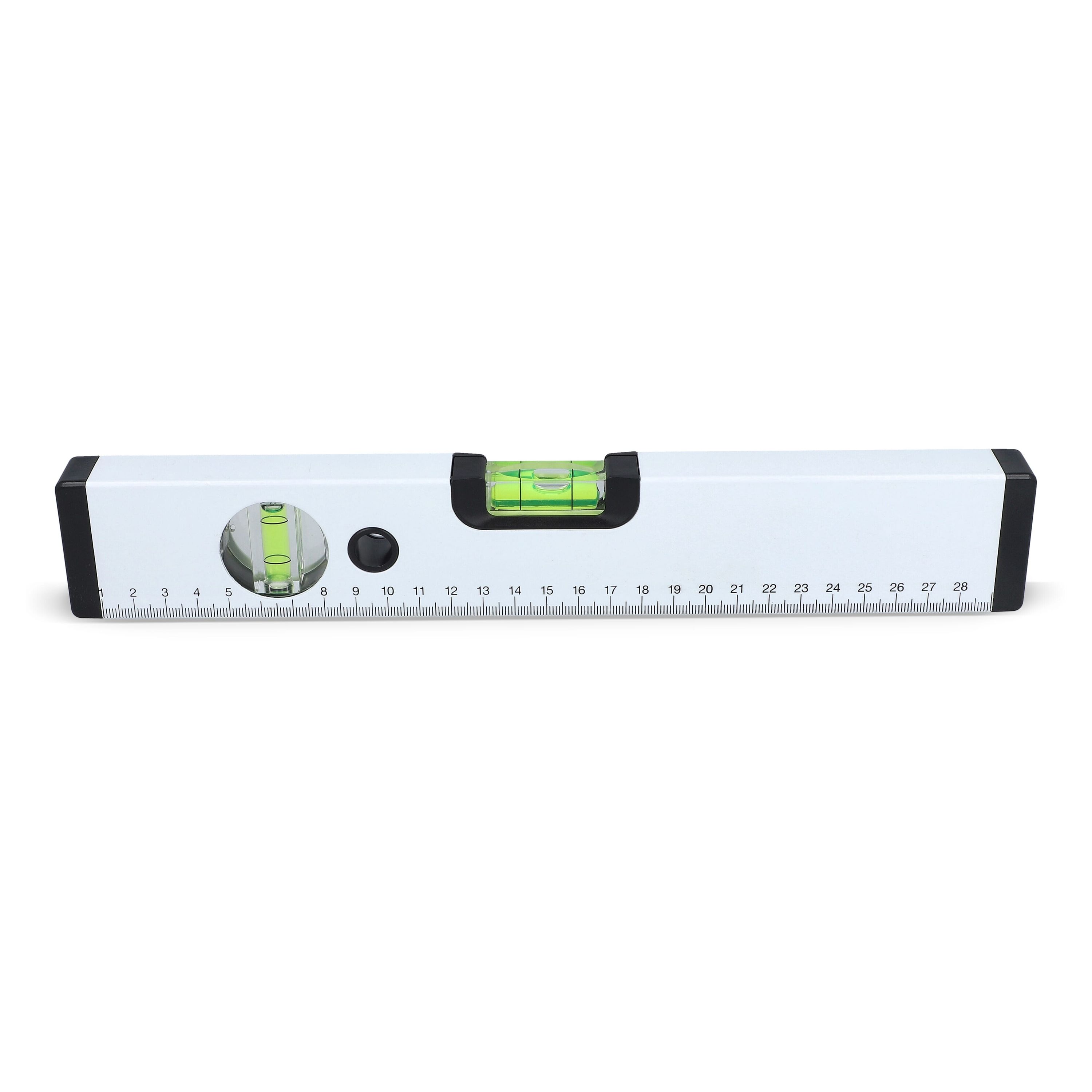 Aluminium-Wasserwaage 30 cm - weiss-18