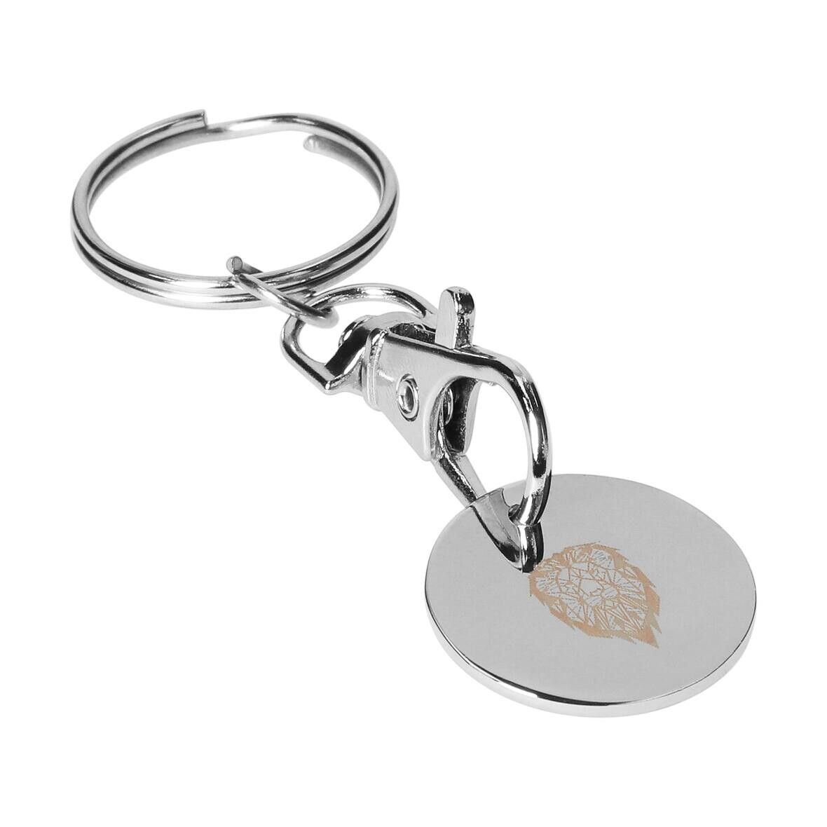 Chip-Schlüsselanhänger Elegance - silber-683