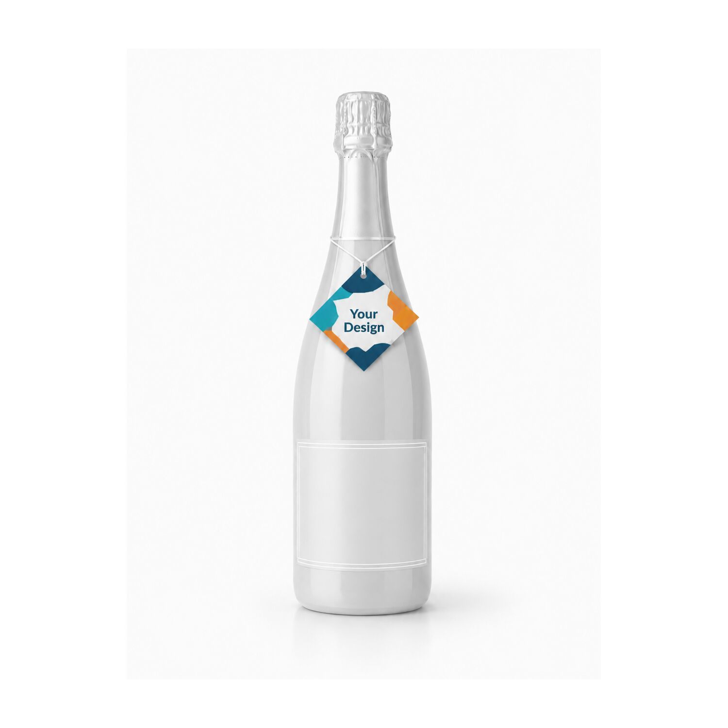 Veredelungsposition Anhänger an Flasche