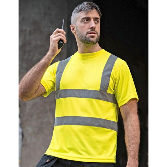 Hi-Vis Basic T-Shirt Cordoba - signal yellow-978