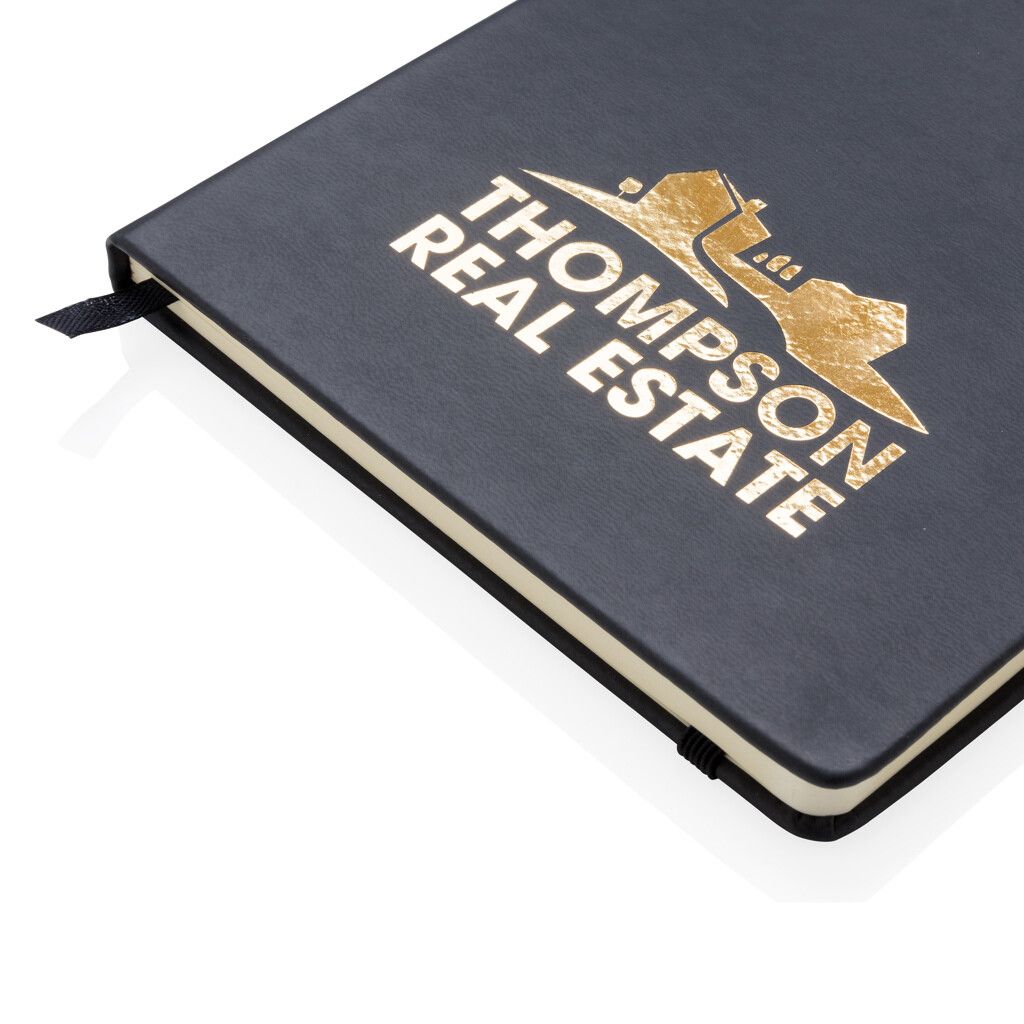 Deluxe Hardcover PU A5 Notizbuch - schwarz-464