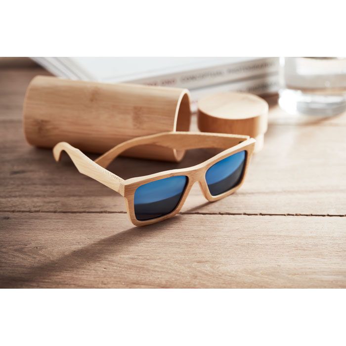 Sonnenbrille mit Köcher WANAKA - holz-595